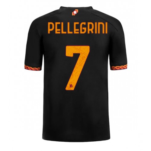 Maillot de foot AS Roma Lorenzo Pellegrini #7 Troisième 2023-24 Manches Courte